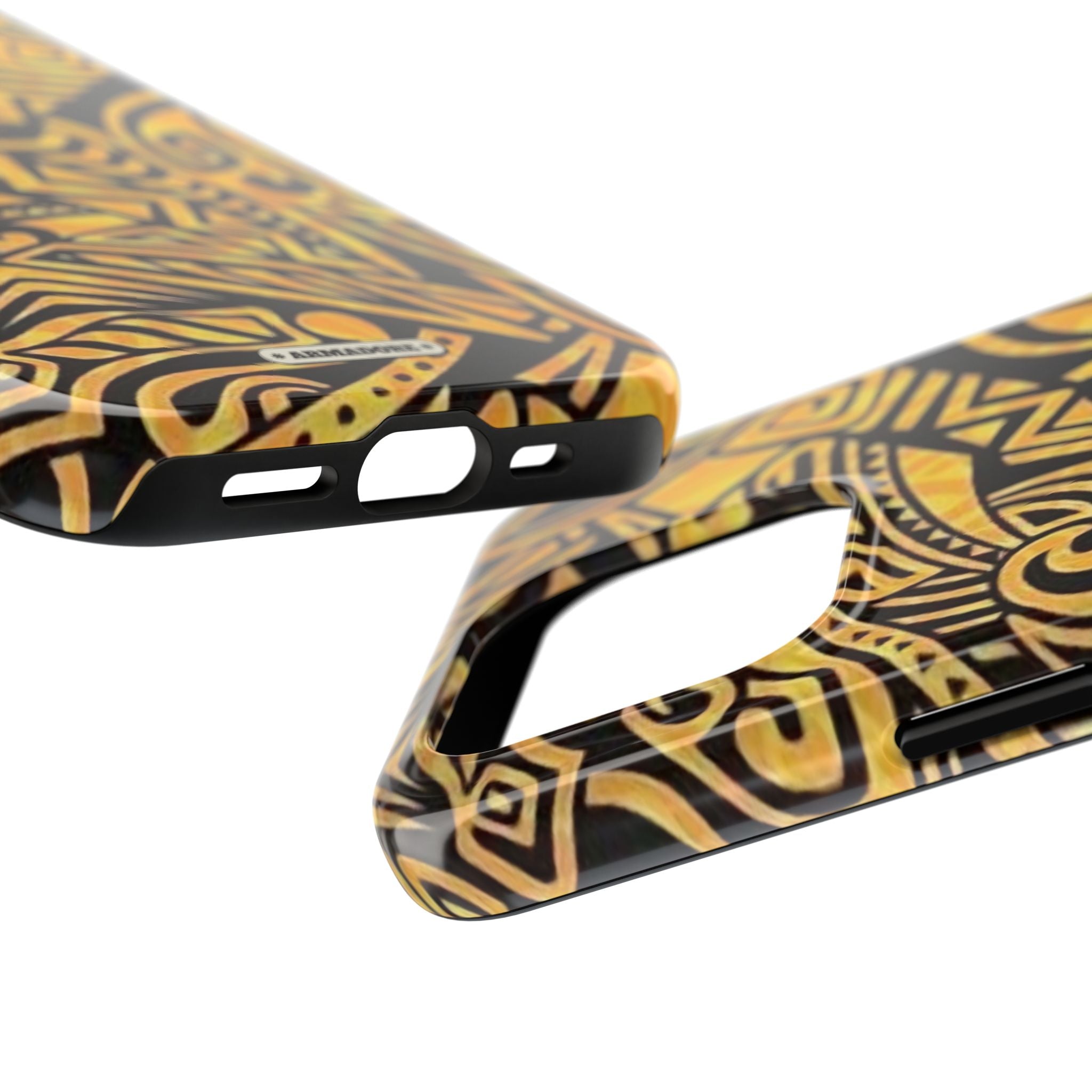 Yellow Pattern Tough Phone Case