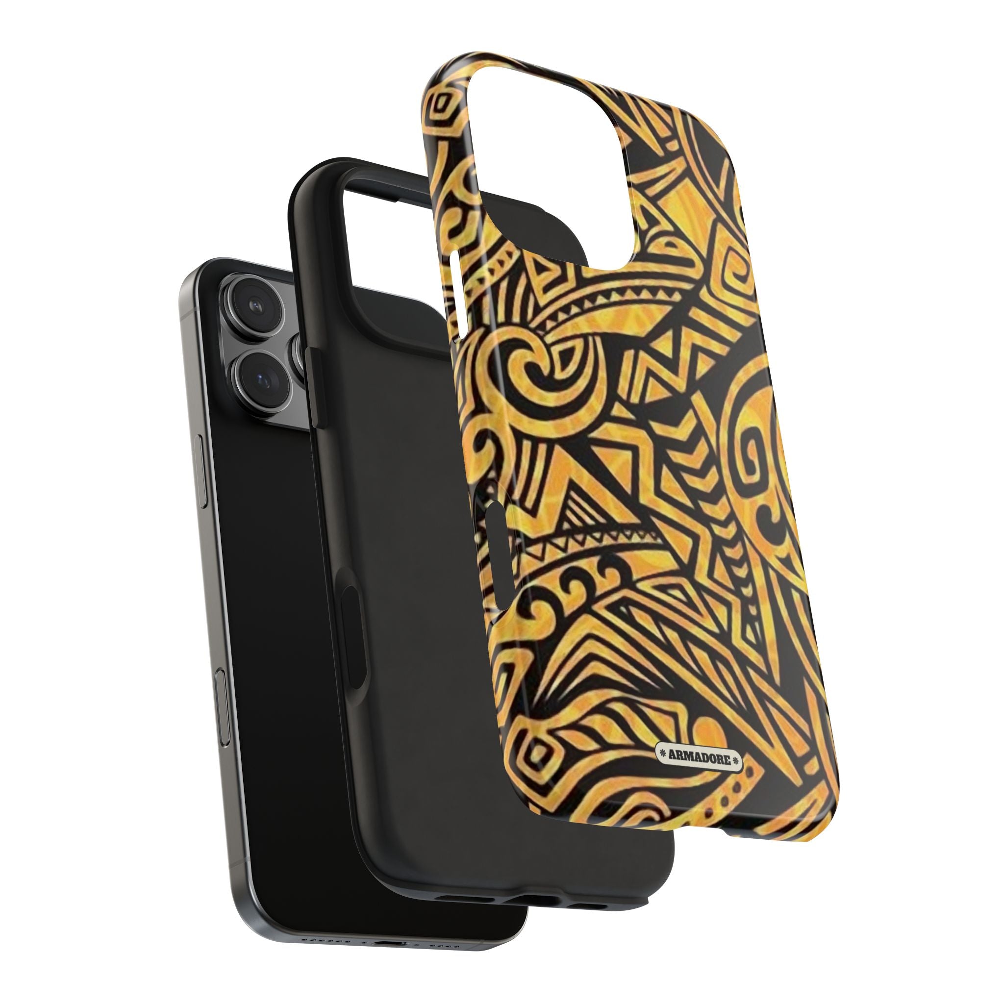 Yellow Pattern Tough Phone Case