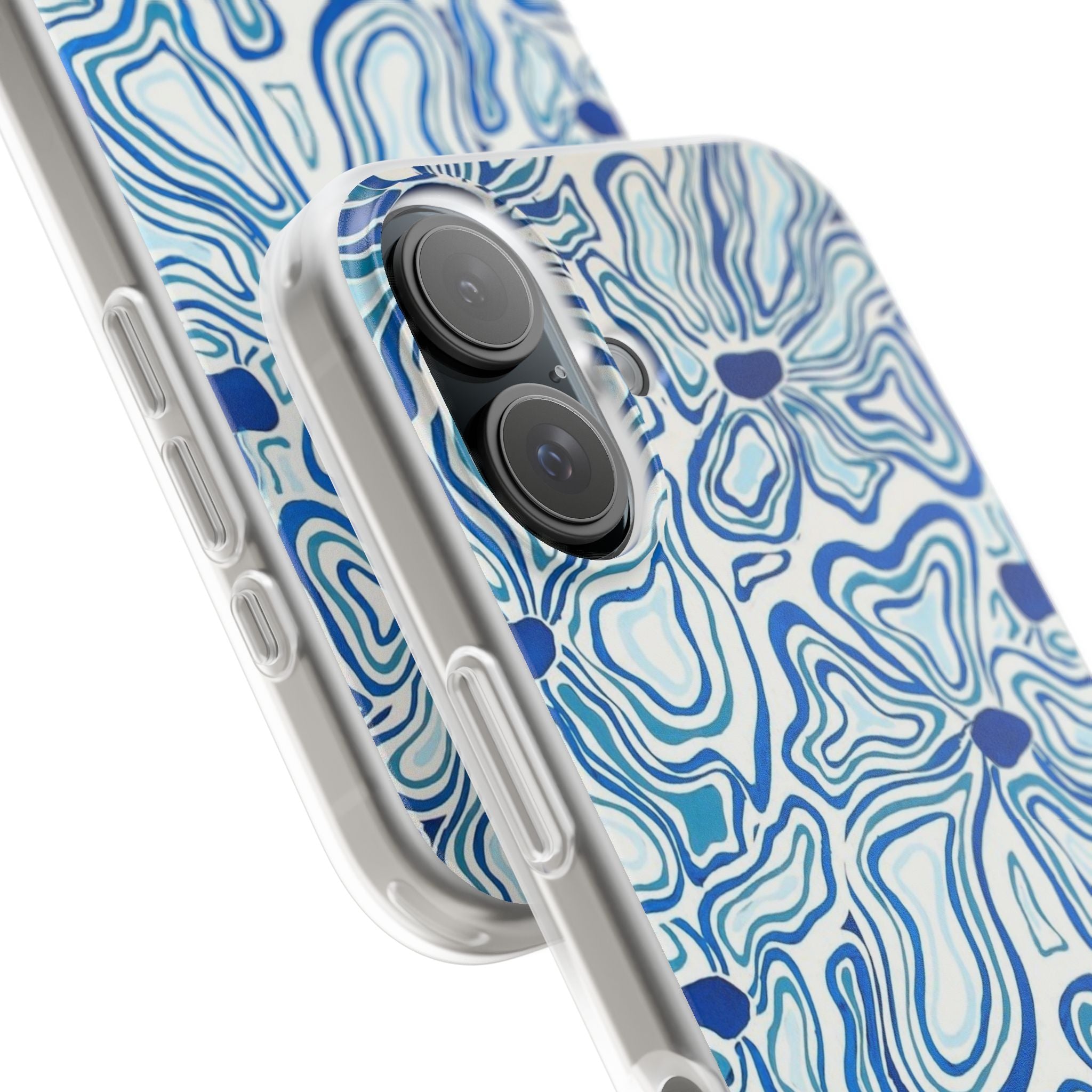 Modern Blue Flexi Phone Case