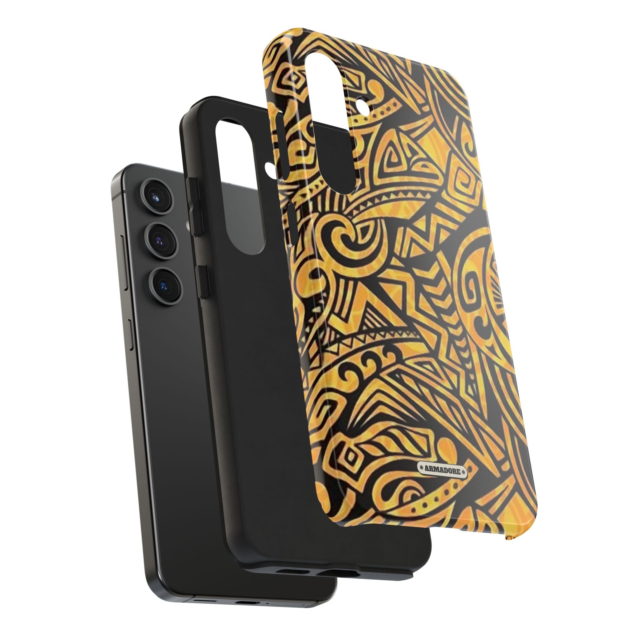 Yellow Pattern Tough Phone Case