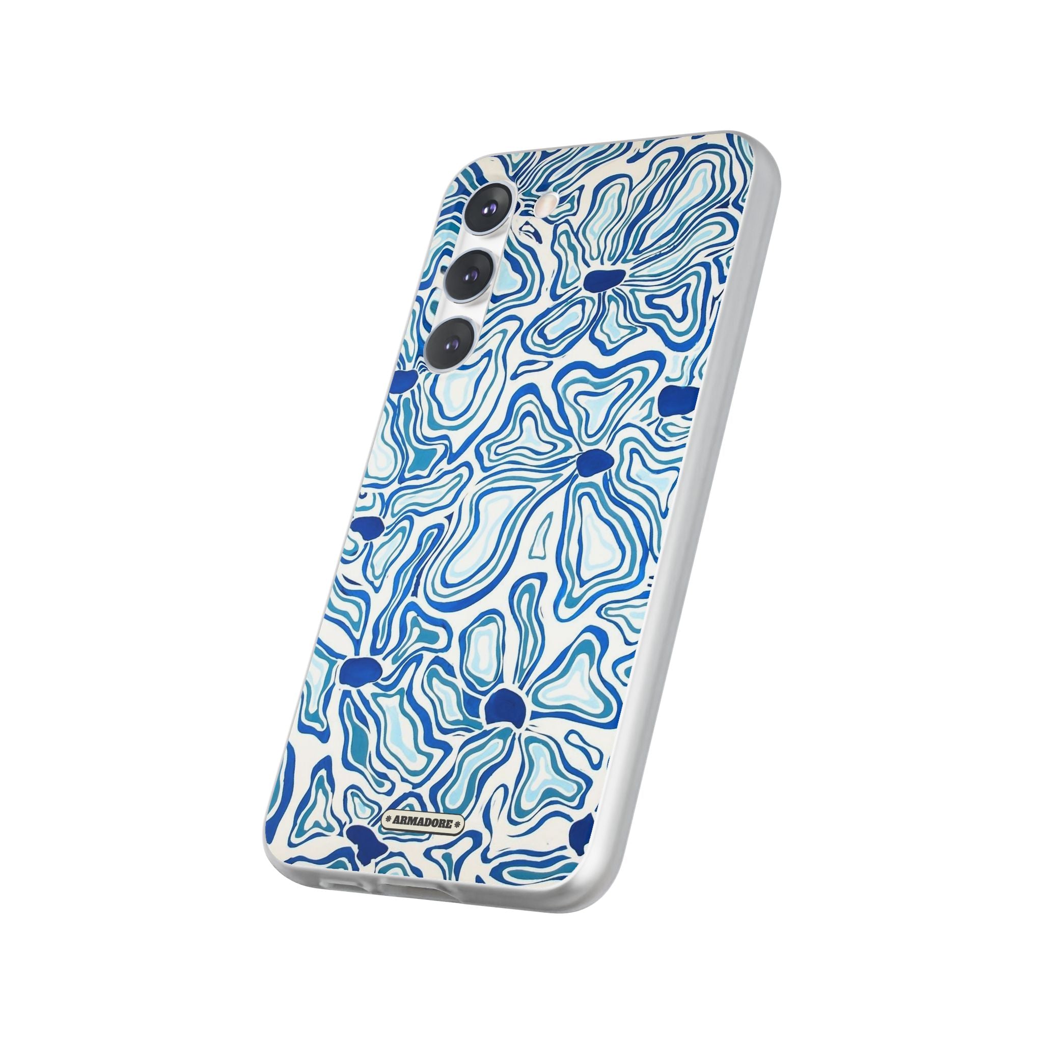 Modern Blue Flexi Phone Case