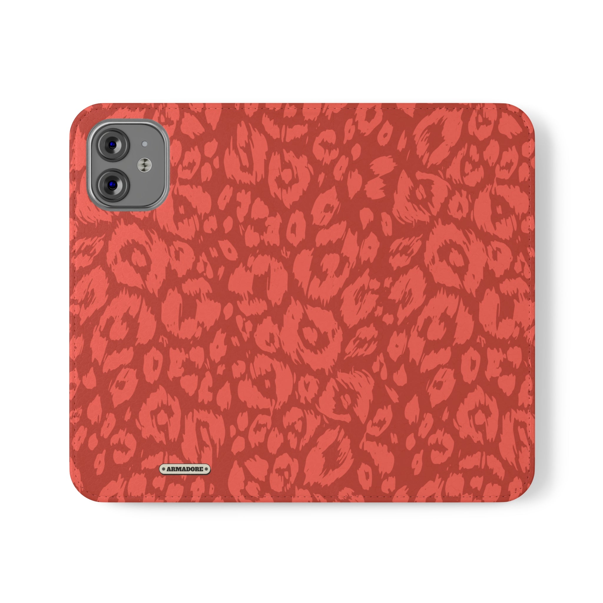 Wild Cat Vegan Leather Flip Case