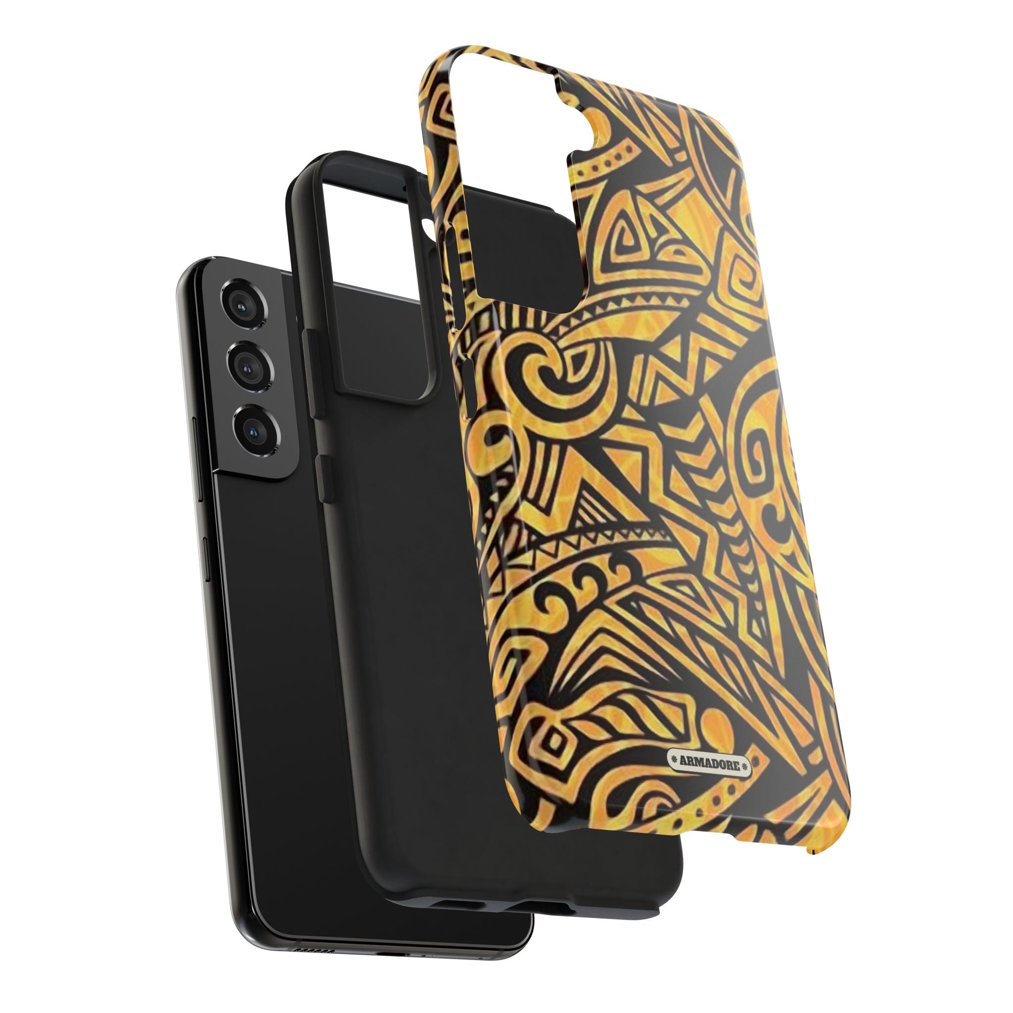 Yellow Pattern Tough Phone Case