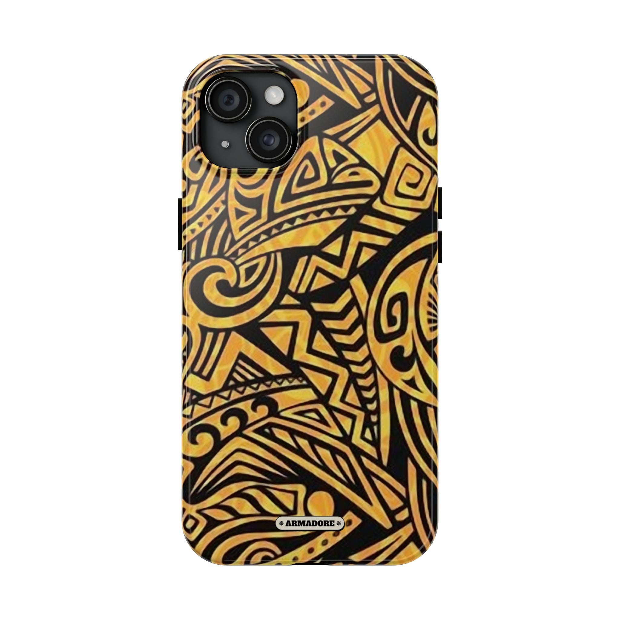 Yellow Pattern Tough Phone Case