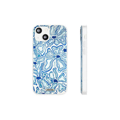 Modern Blue Flexi Phone Case