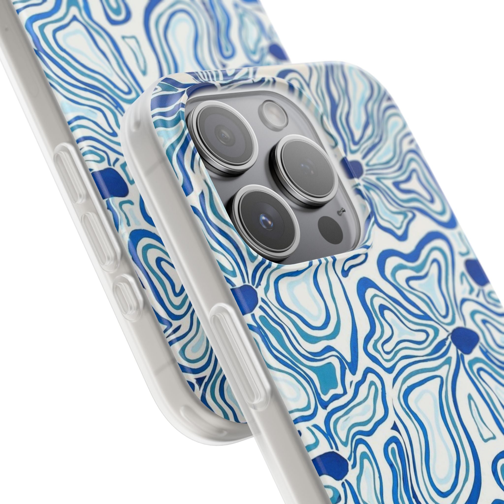 Modern Blue Flexi Phone Case