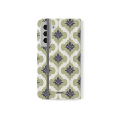 Aesthetic Pattern Vegan Leather Flip Case