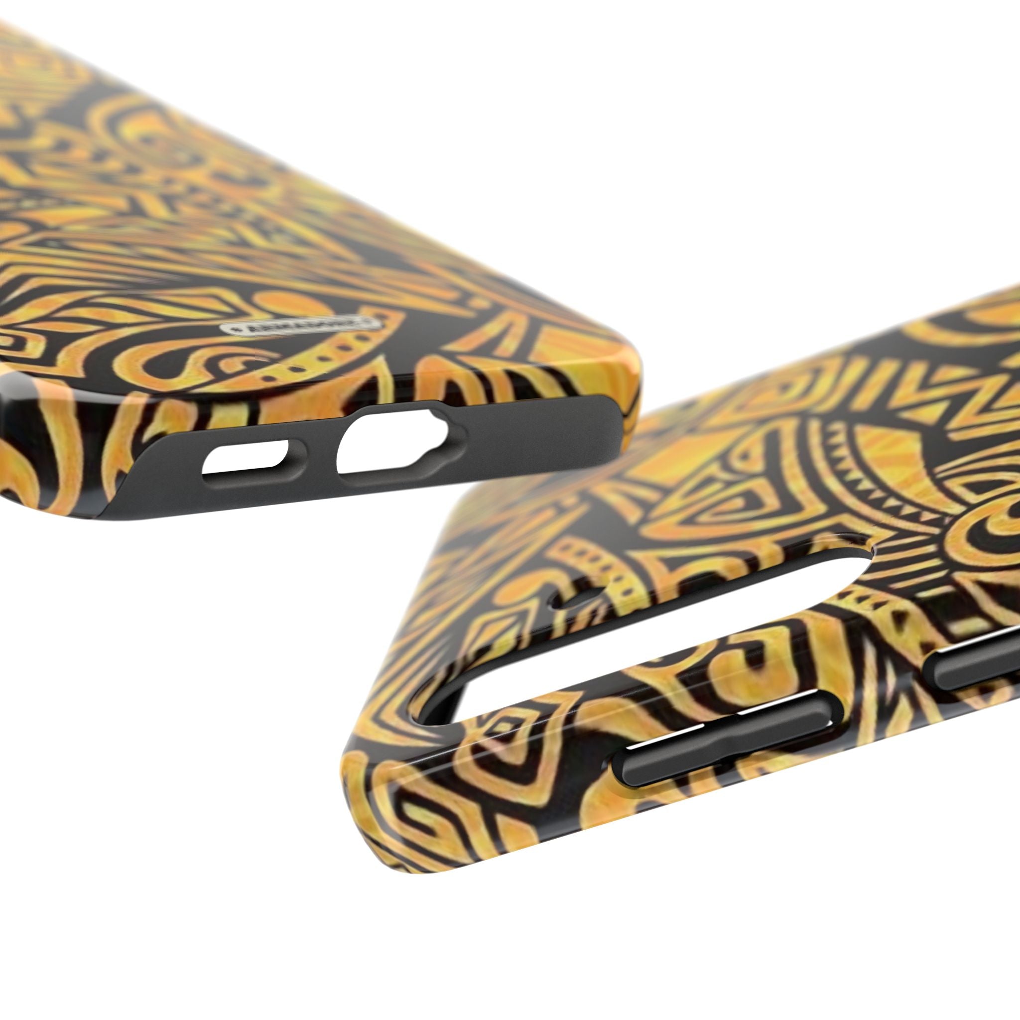 Yellow Pattern Tough Phone Case