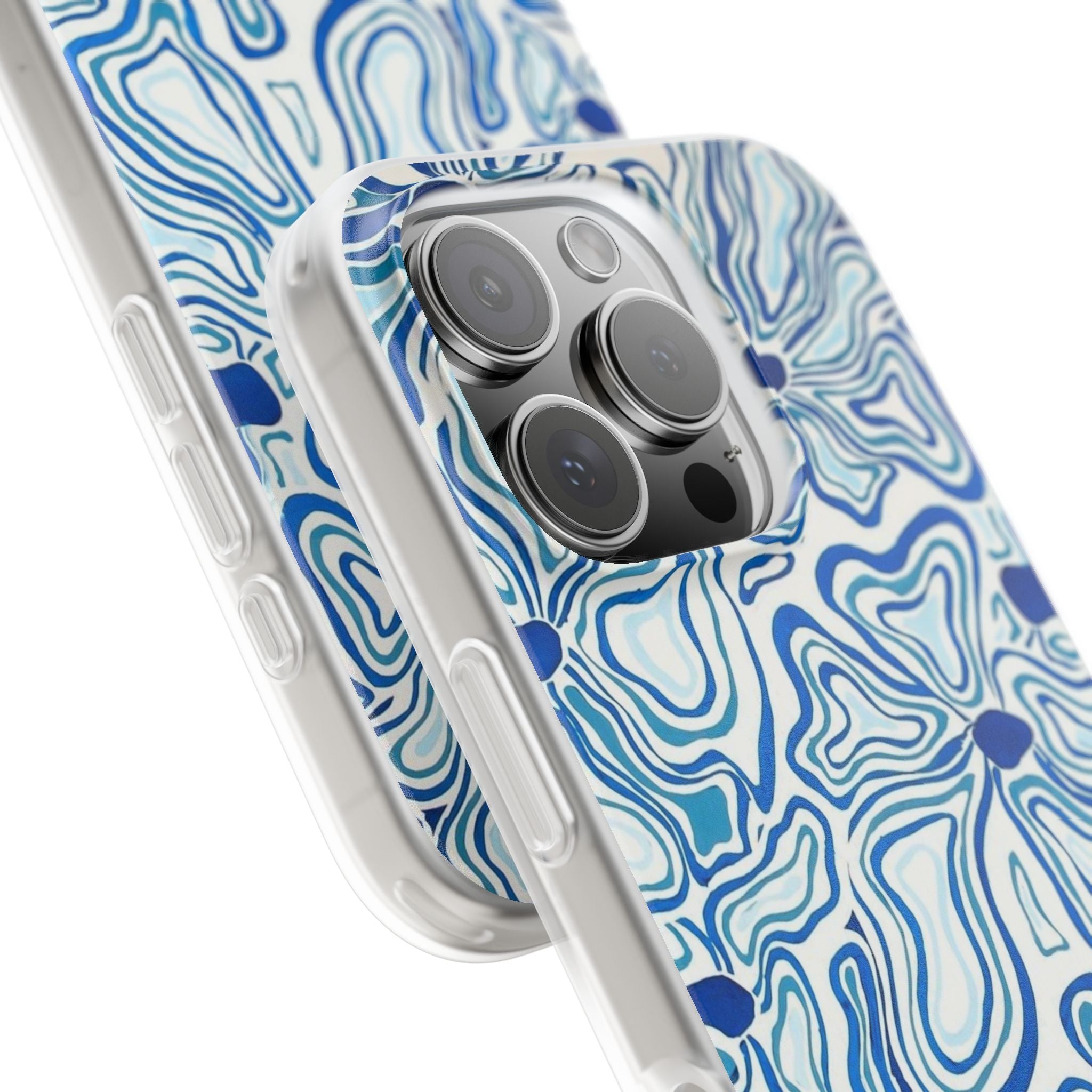 Modern Blue Flexi Phone Case