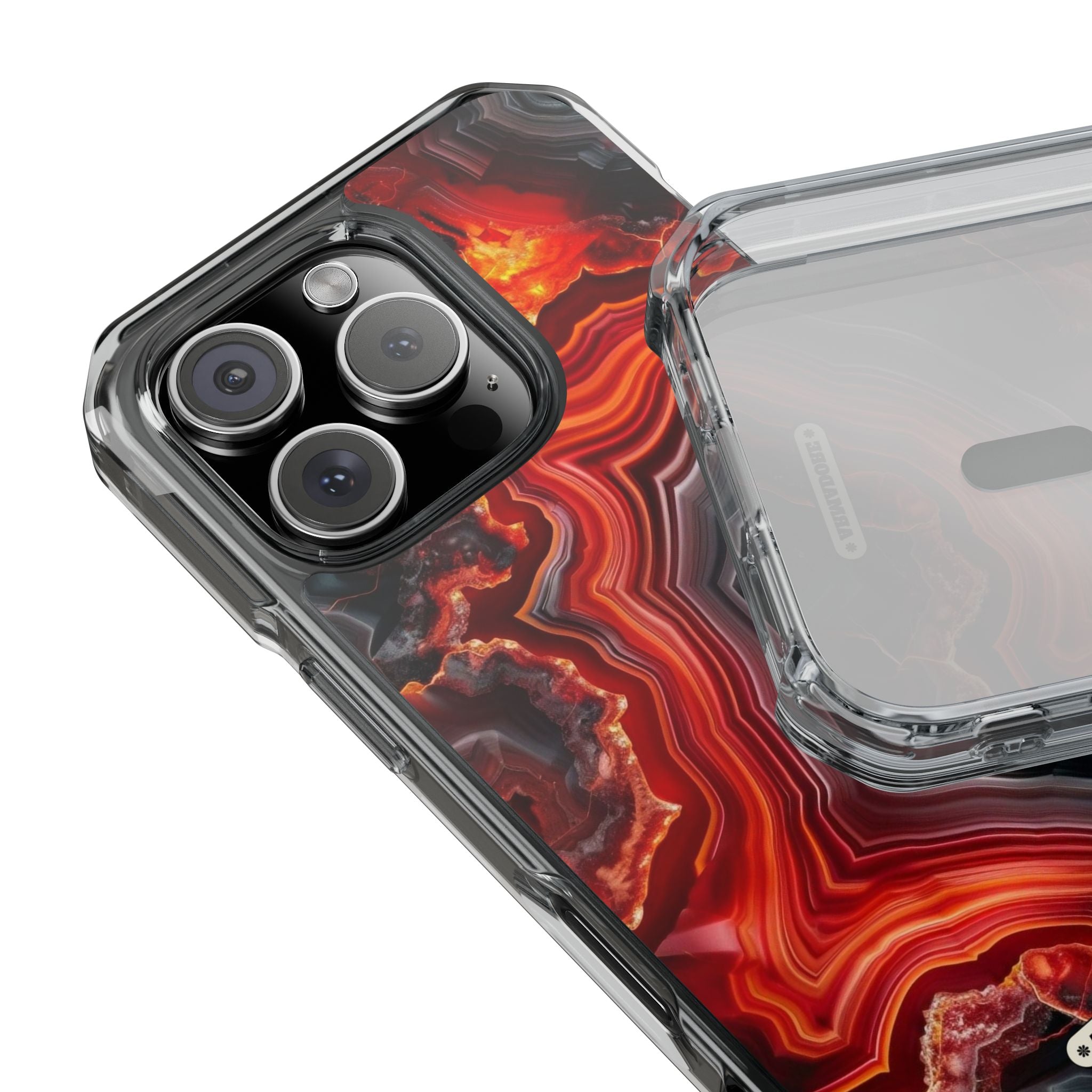 Molten Magma Clear MagSafe® Impact Cases