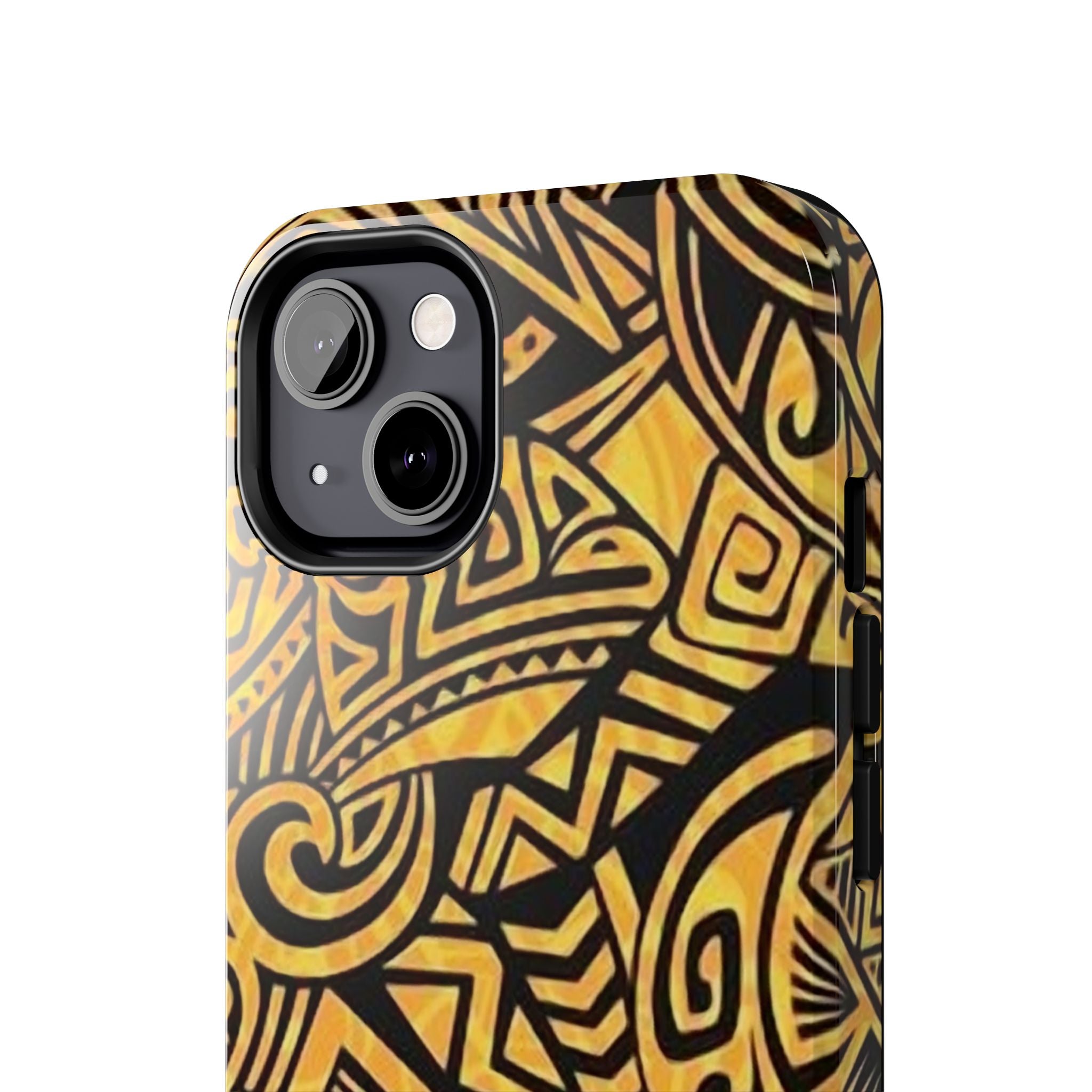 Yellow Pattern Tough Phone Case