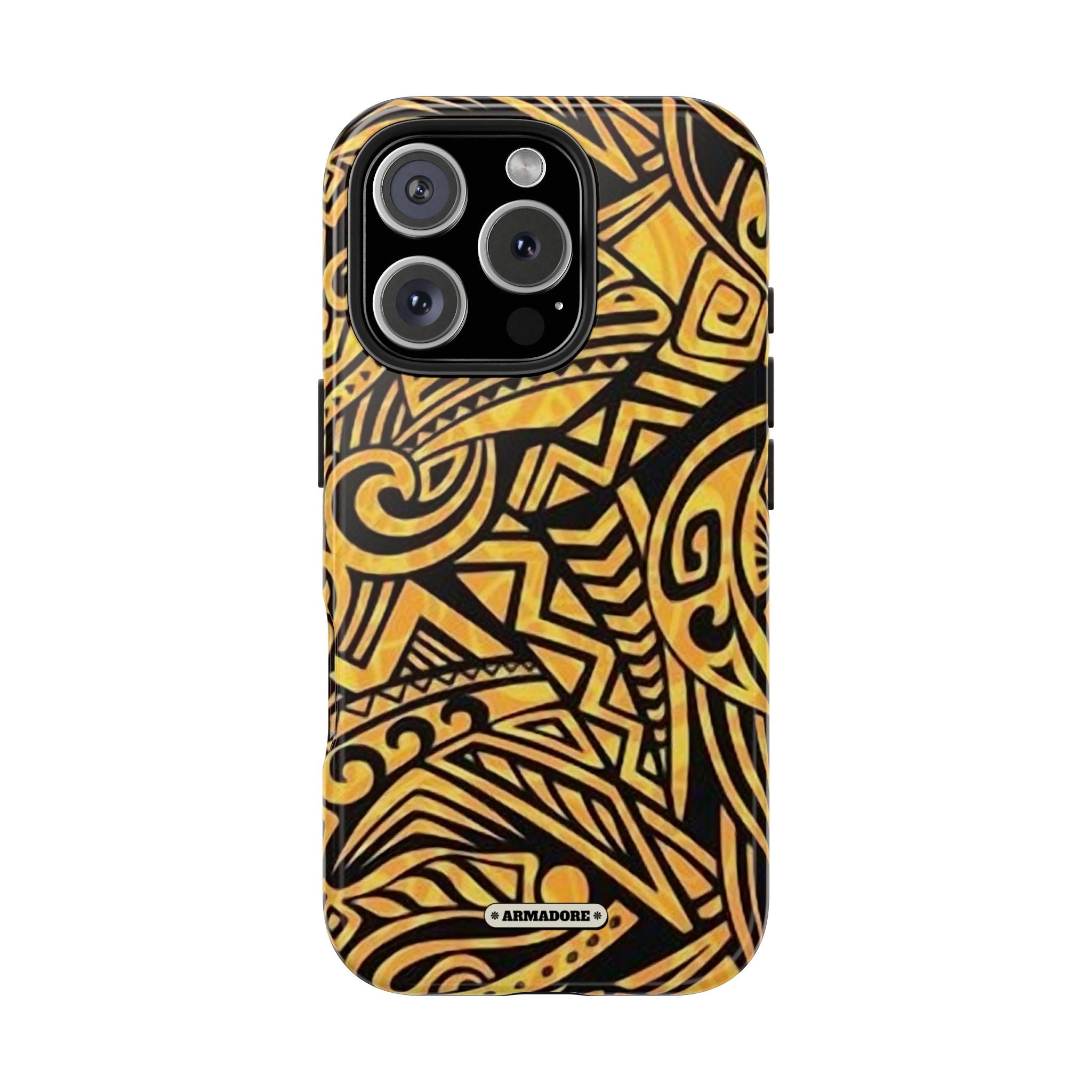 Yellow Pattern Tough Phone Case