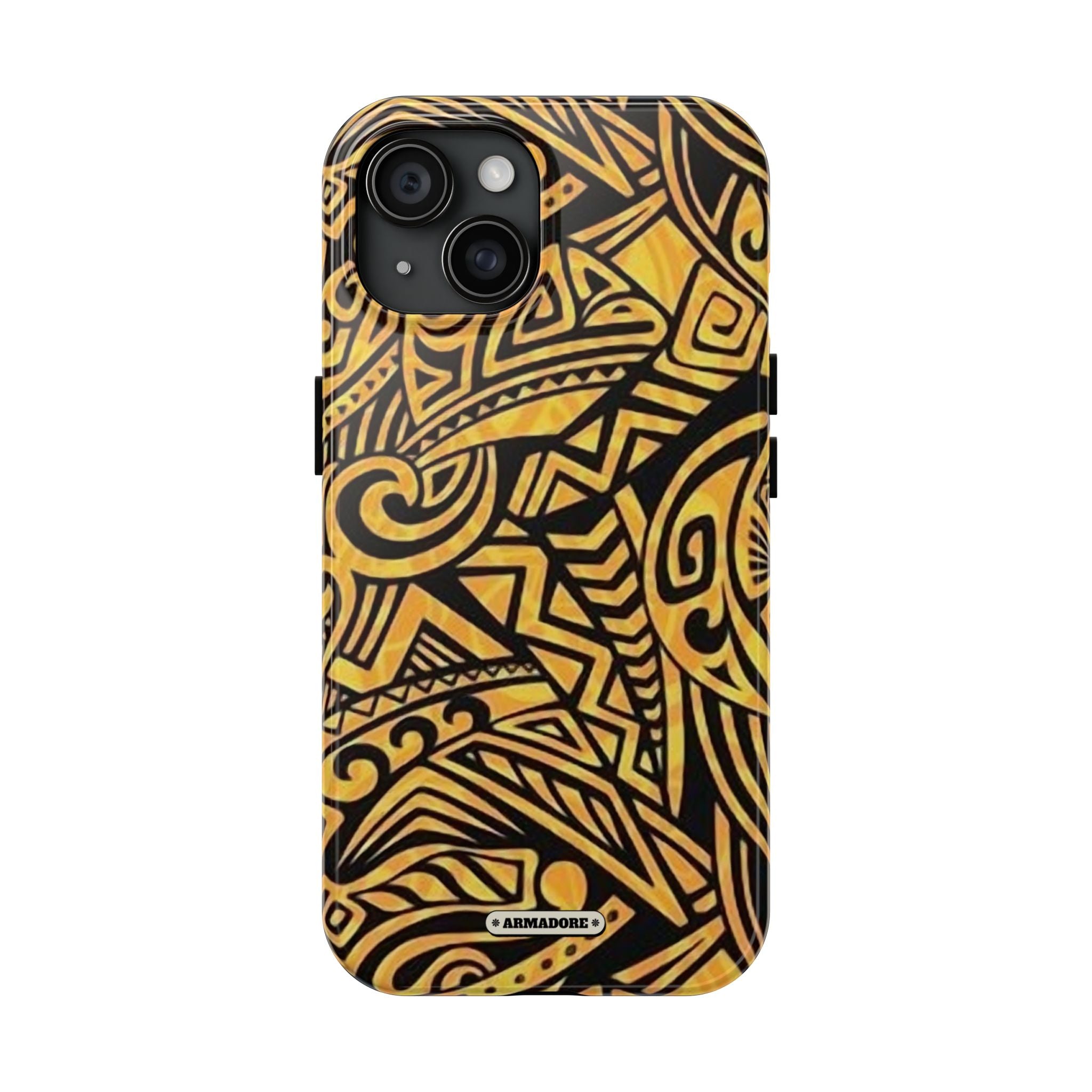 Yellow Pattern Tough Phone Case