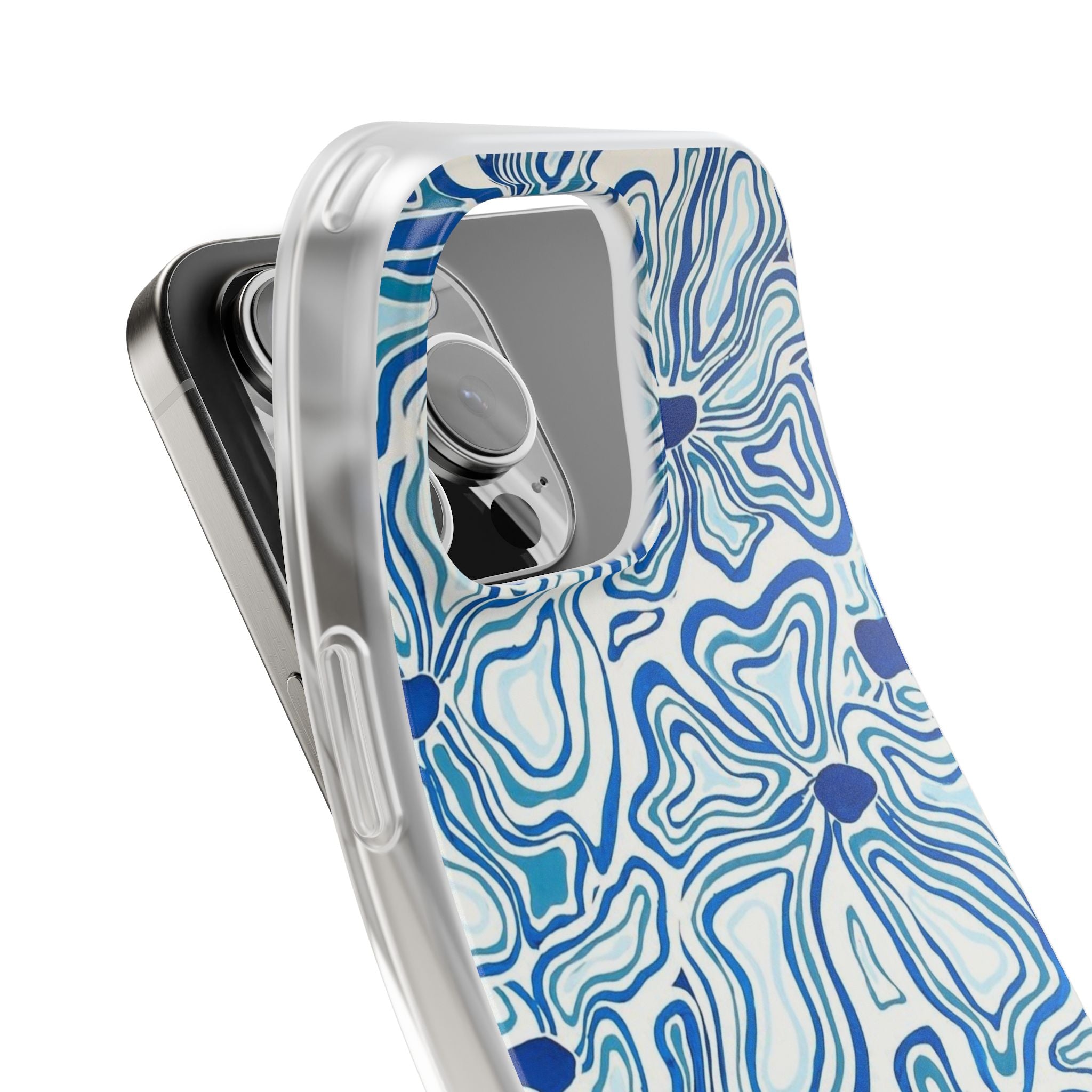 Modern Blue Flexi Phone Case