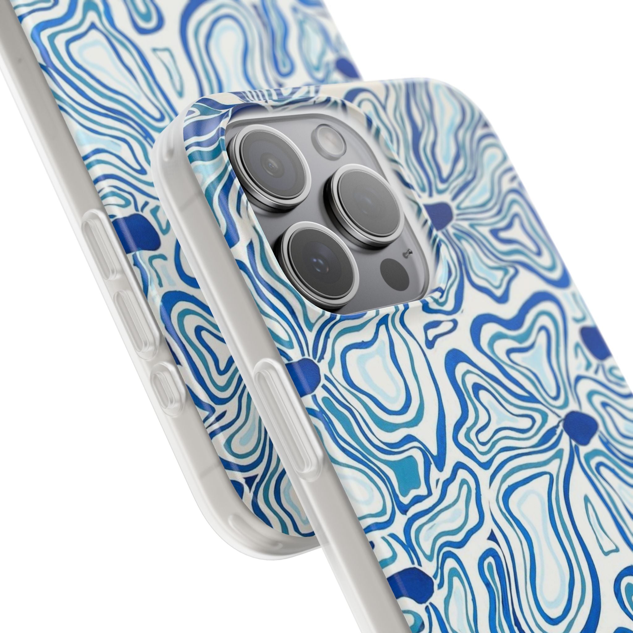 Modern Blue Flexi Phone Case