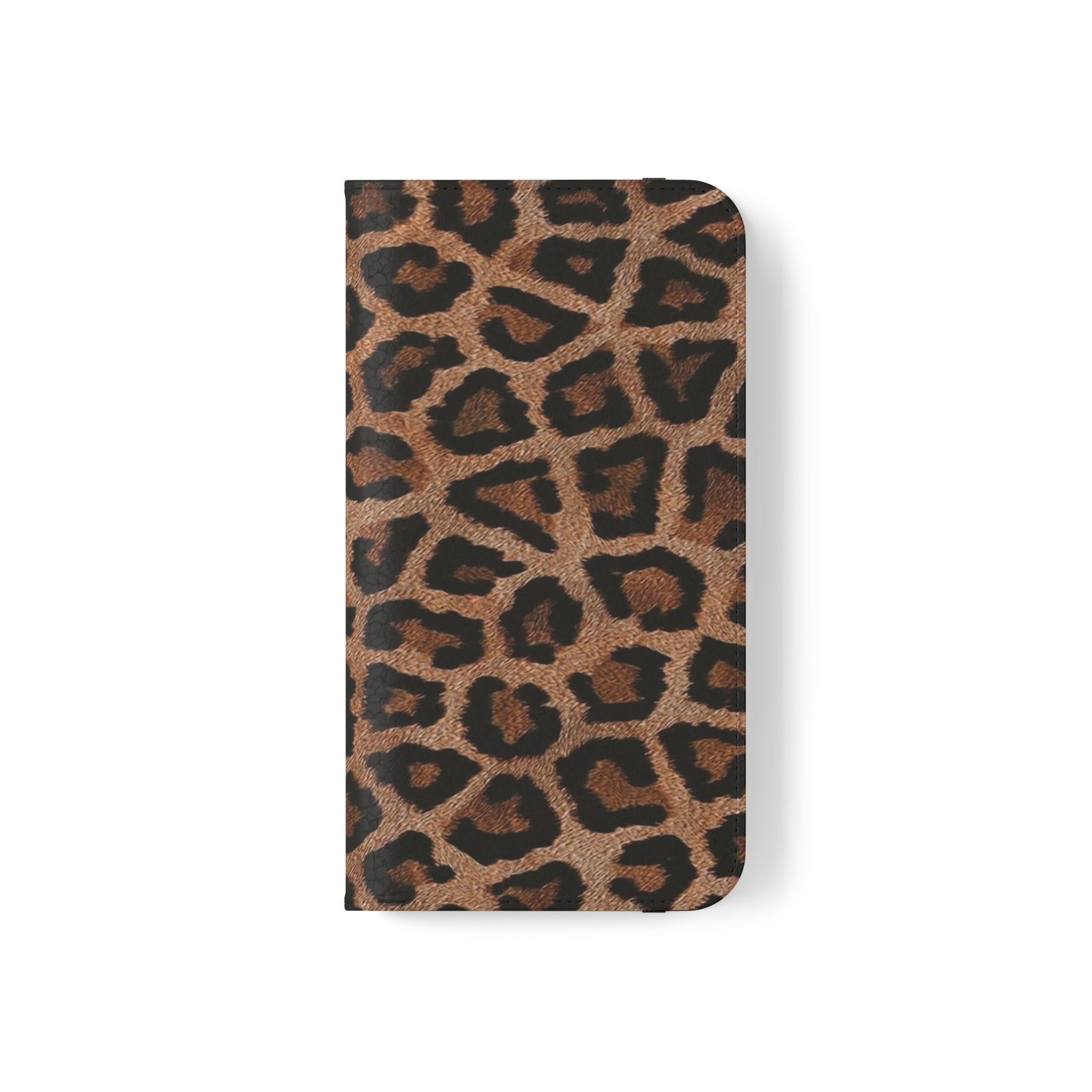 Leopard Skin Vegan Leather Flip Case