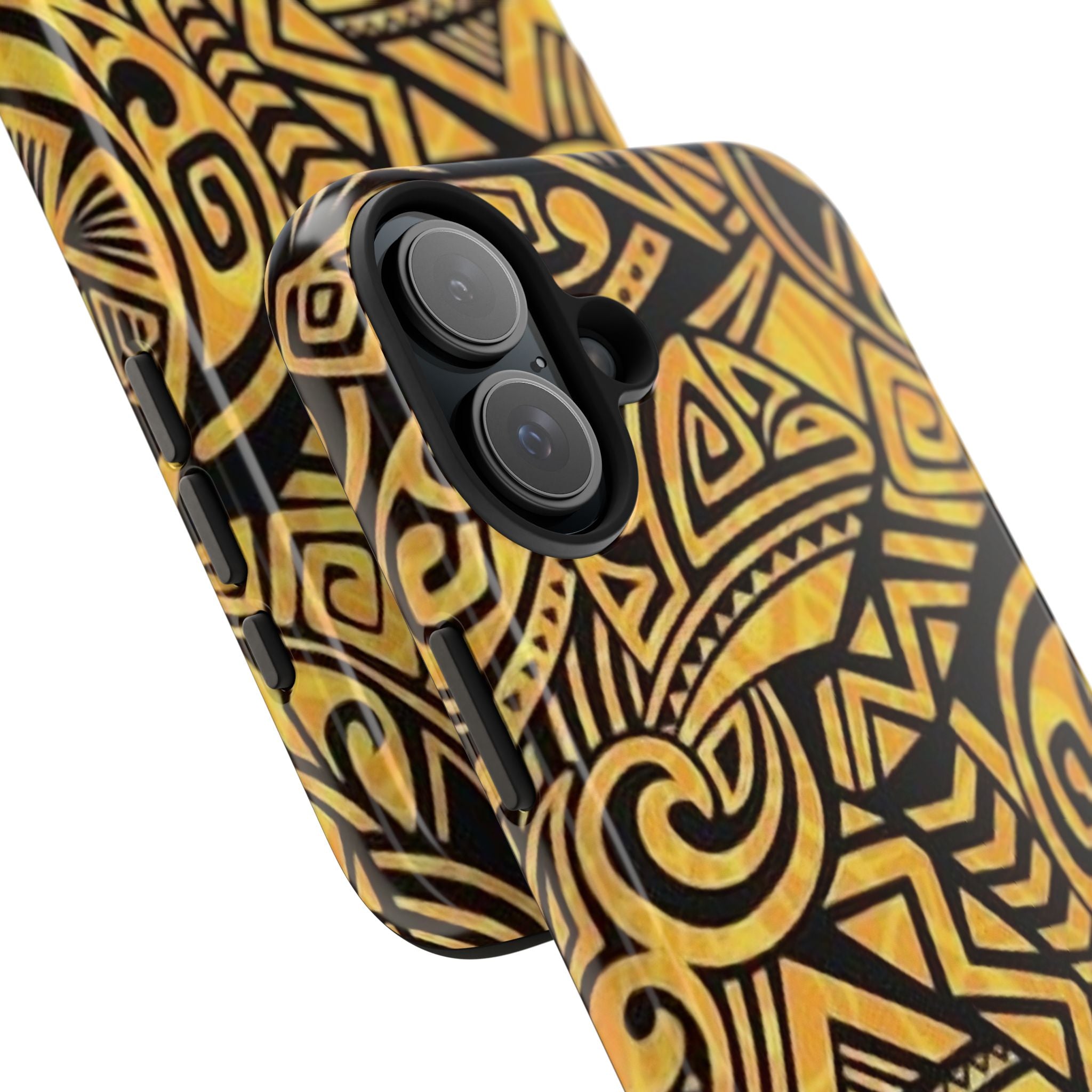 Yellow Pattern Tough Phone Case