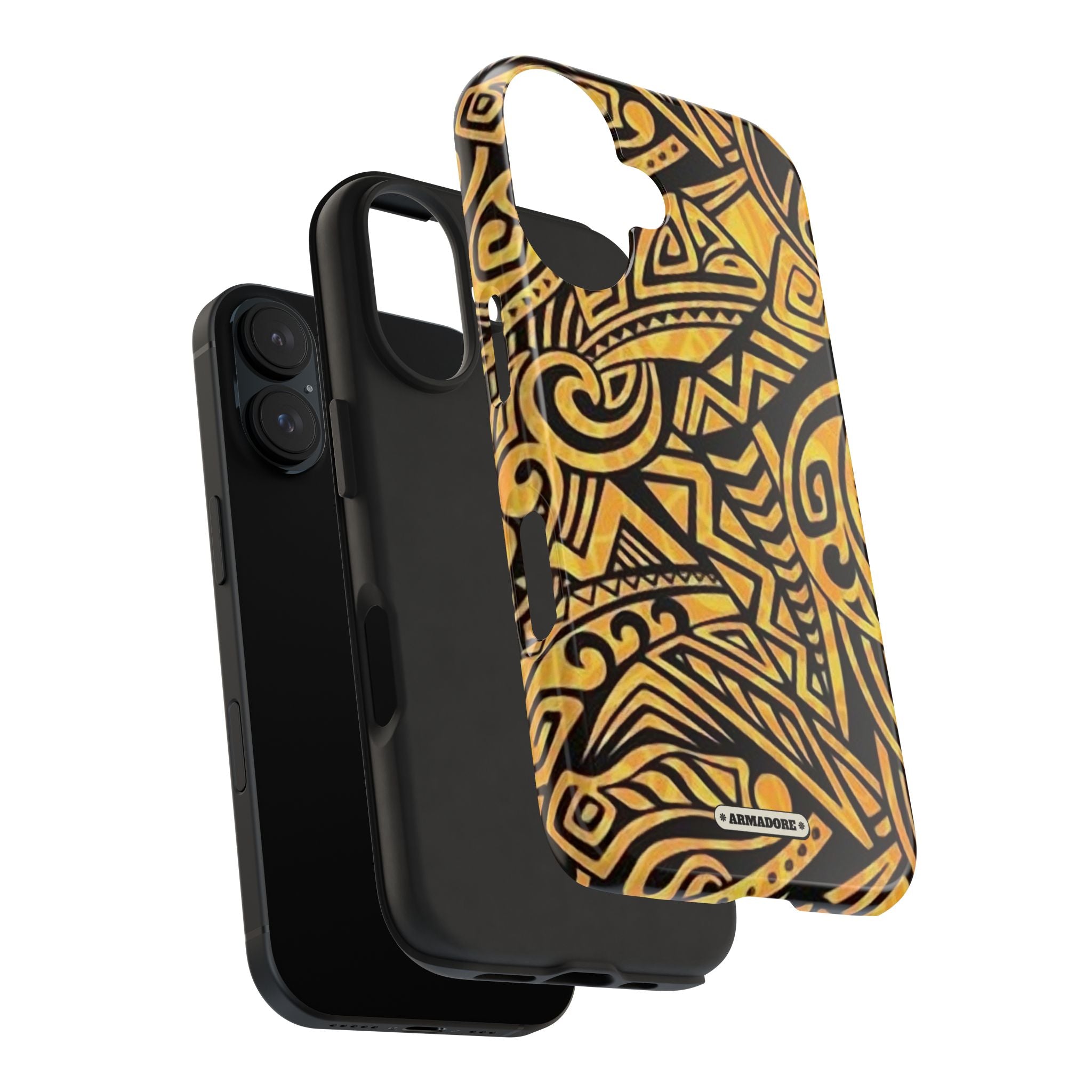 Yellow Pattern Tough Phone Case