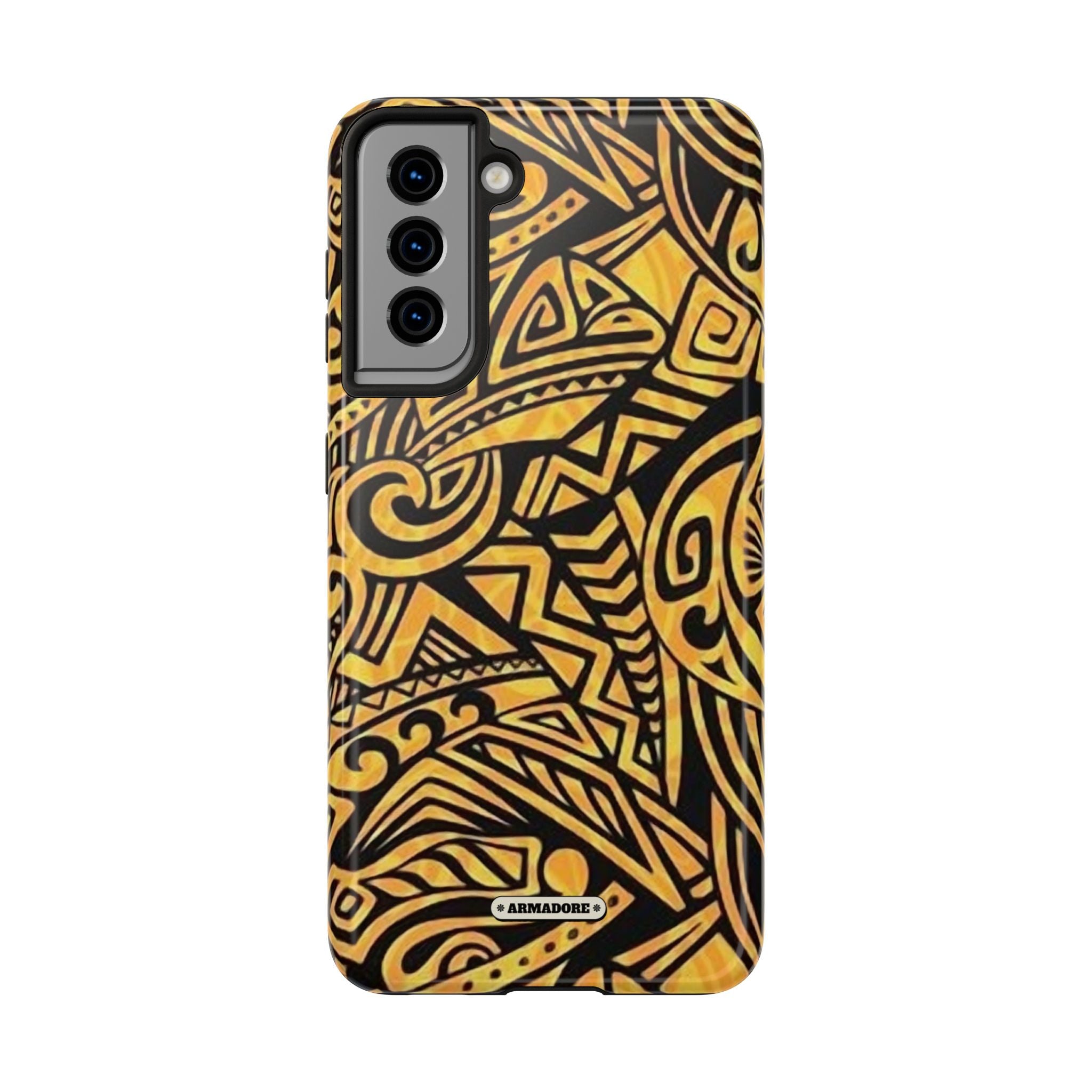 Yellow Pattern Tough Phone Case