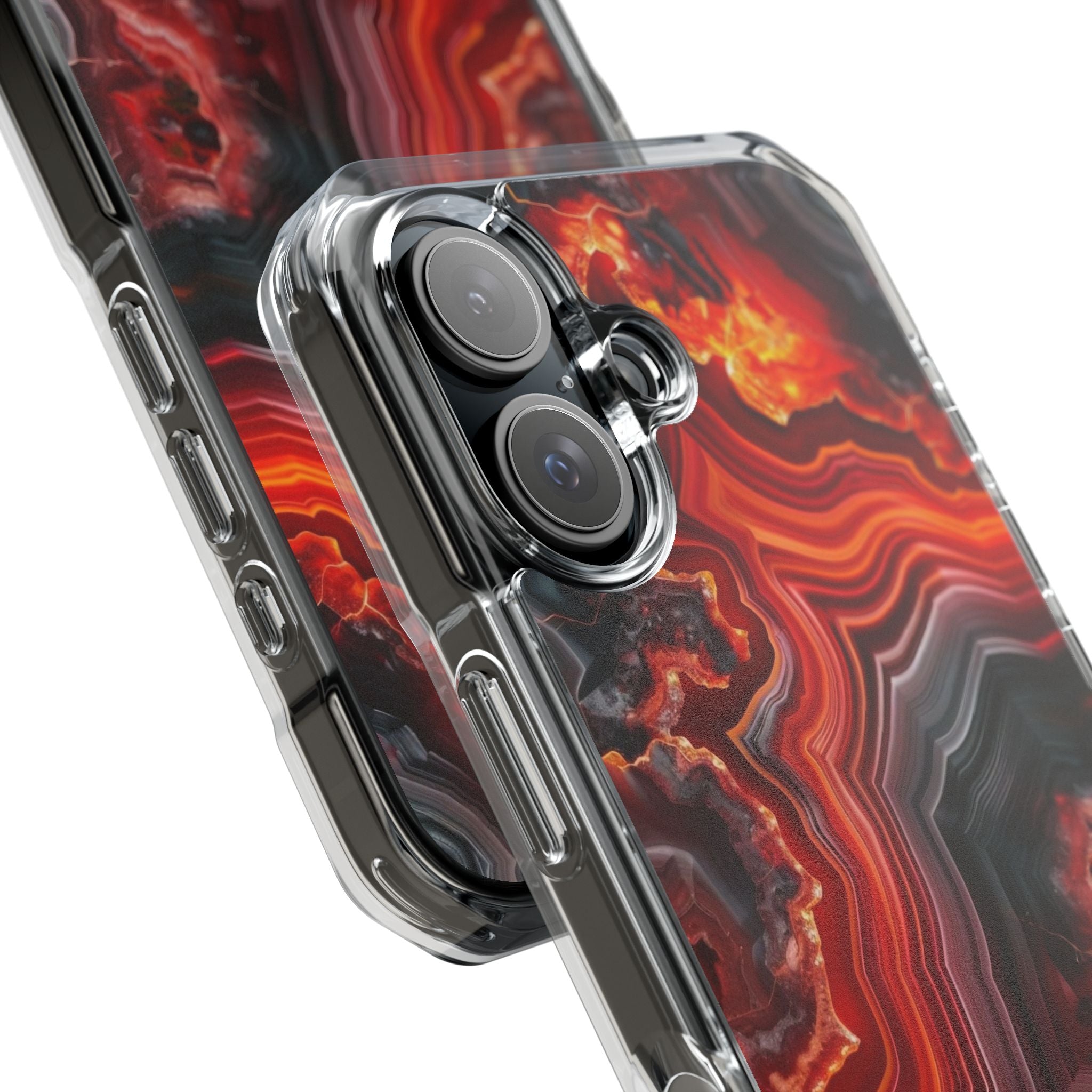 Molten Magma Clear MagSafe® Impact Cases