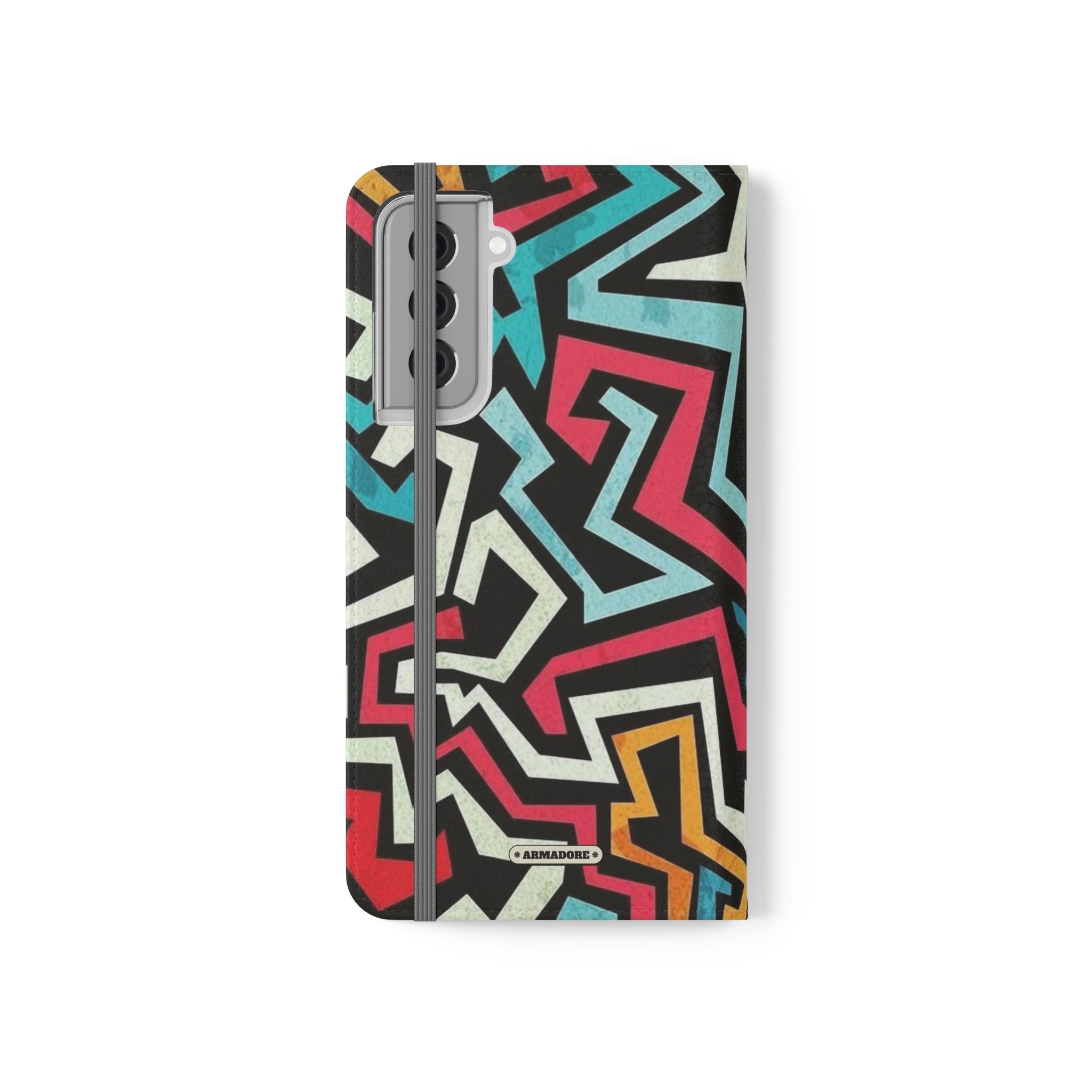 Color Blast Vegan Leather Flip Case